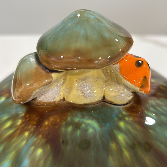 Napcoware Vintage Mushroom Cookie Jar Canister - Picture 6 of 16